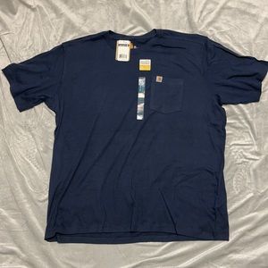 Carhartt navy blue short sleeve shirts NWT